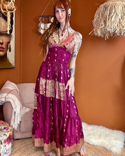 Zamira Vintage Silk Dress