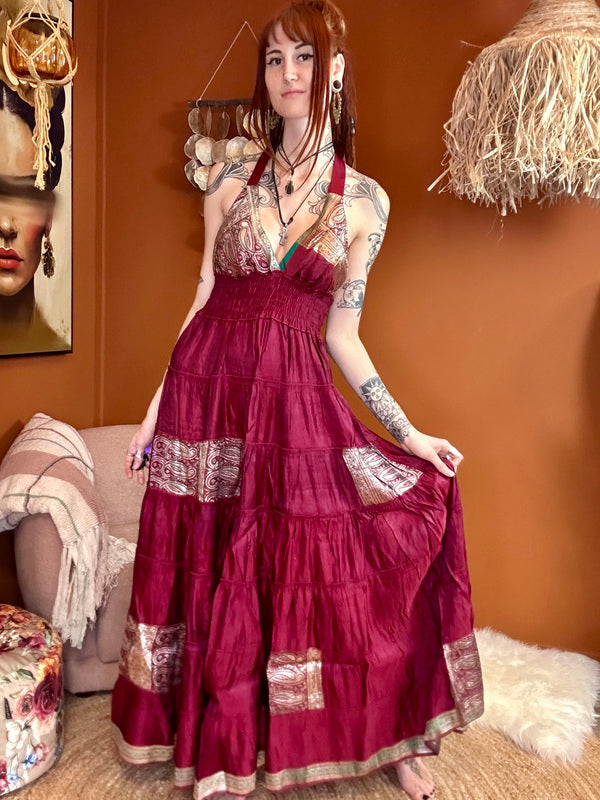 Zamira Vintage Silk Dress