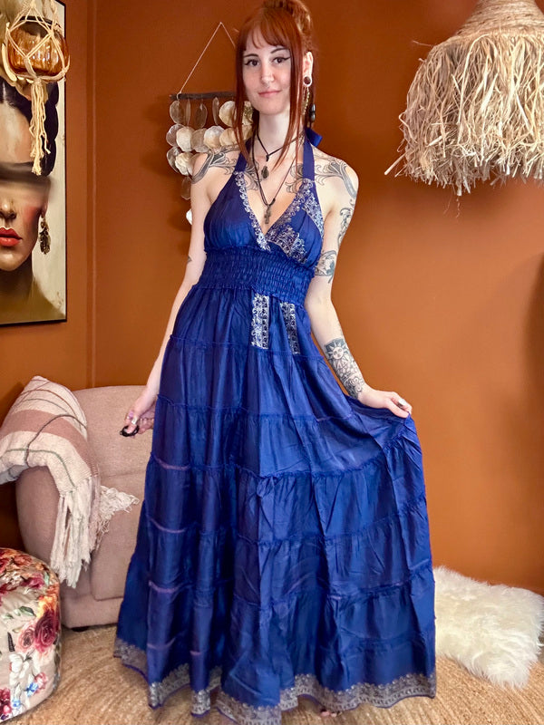 Zamira Vintage Silk Dress