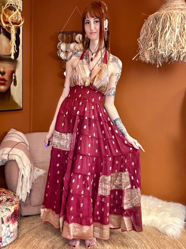 Zamira Vintage Silk Dress