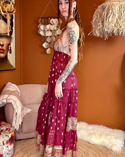 Zamira Vintage Silk Dress