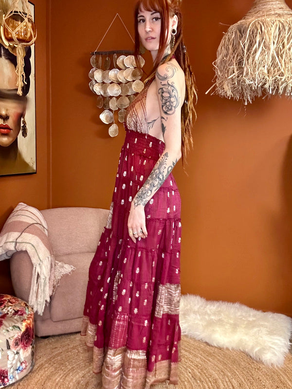 Zamira Vintage Silk Dress