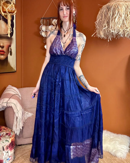 Zamira Vintage Silk Dress