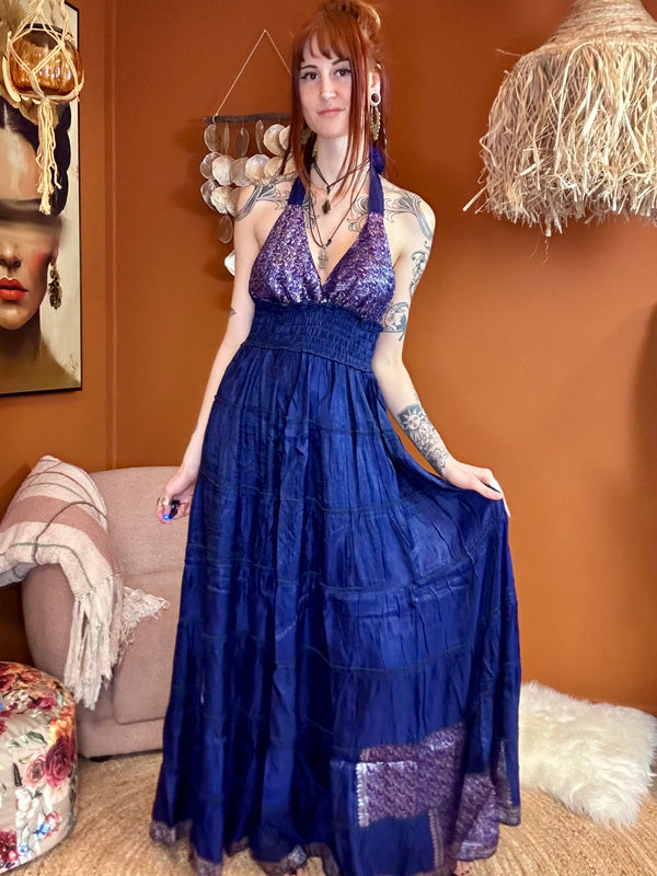 Zamira Vintage Silk Dress