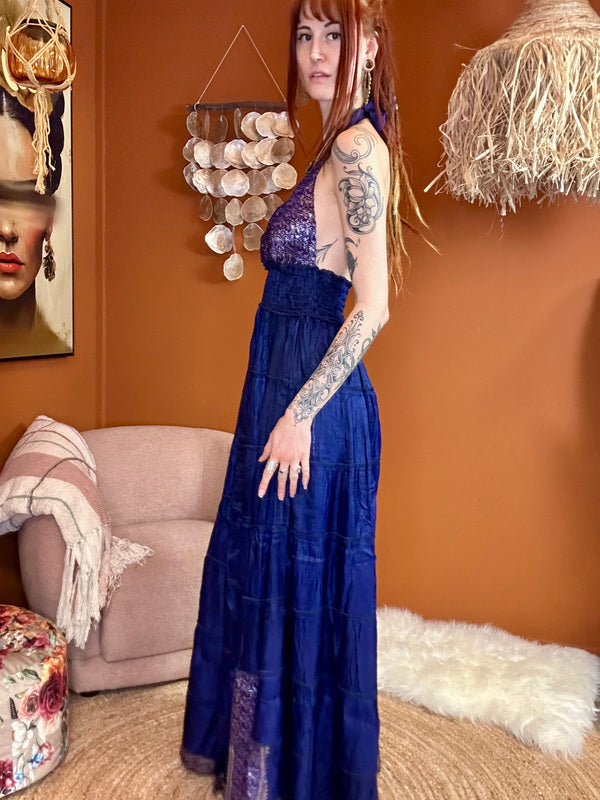 Zamira Vintage Silk Dress