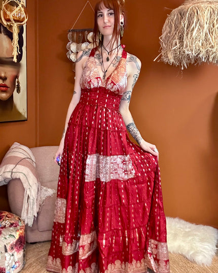 Zamira Vintage Silk Dress