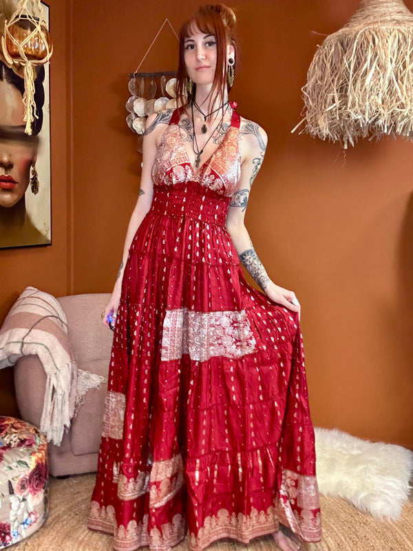 Zamira Vintage Silk Dress