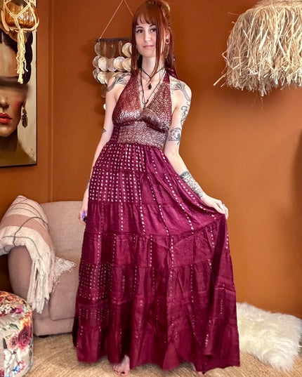 Zamira Vintage Silk Dress