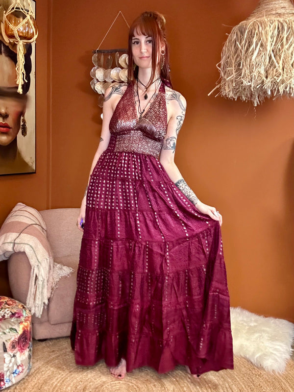 Zamira Vintage Silk Dress