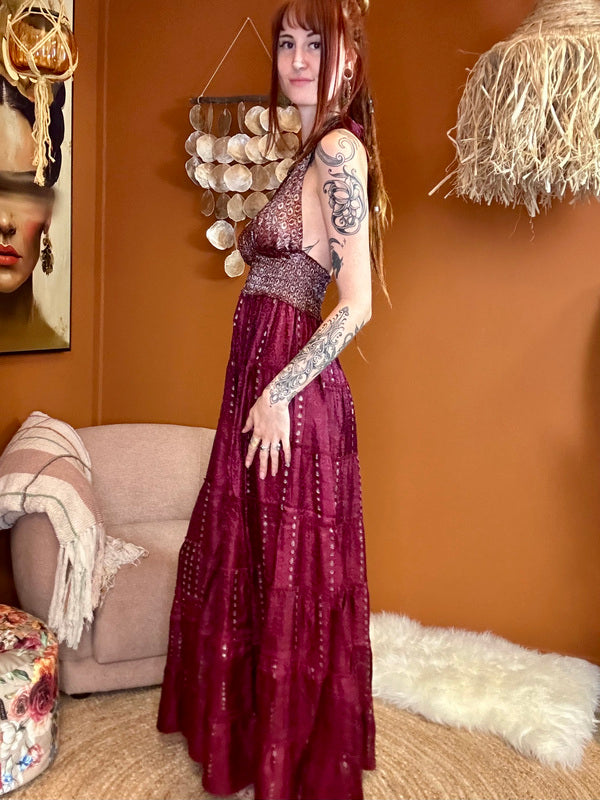 Zamira Vintage Silk Dress