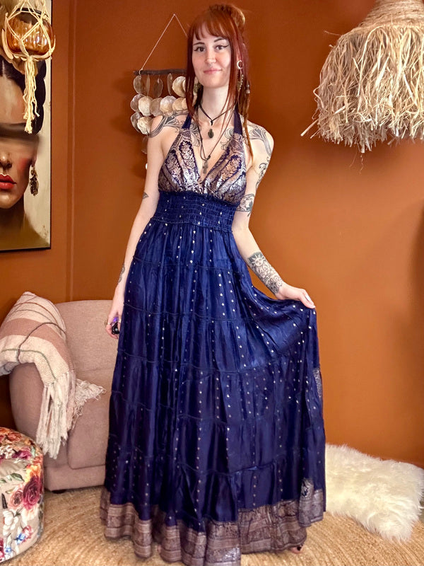 Zamira Vintage Silk Dress