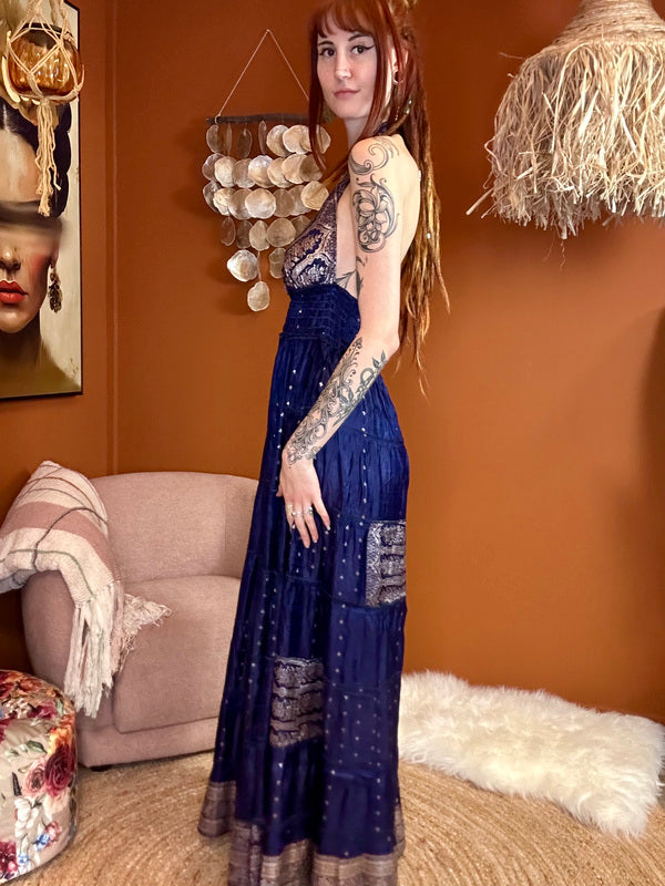 Zamira Vintage Silk Dress