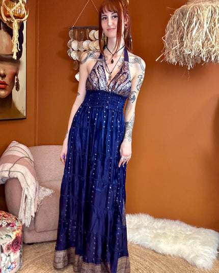 Zamira Vintage Silk Dress