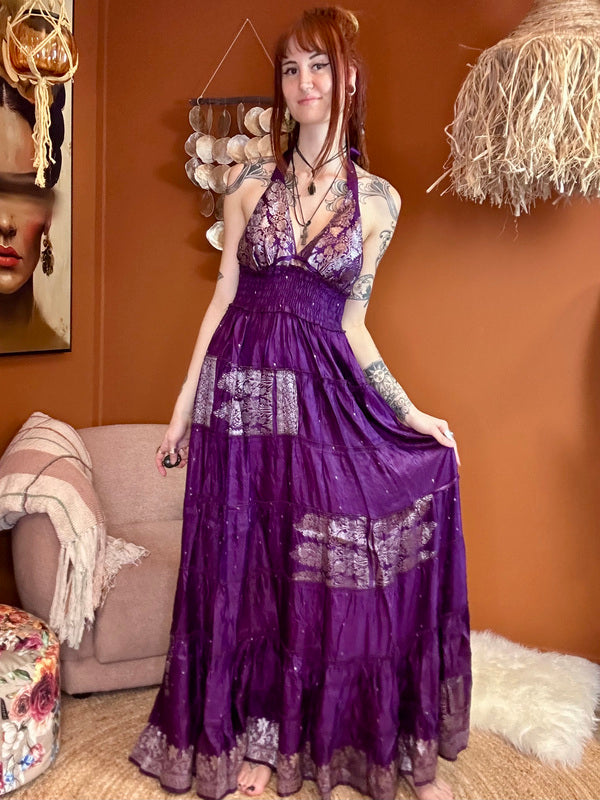 Zamira Vintage Silk Dress