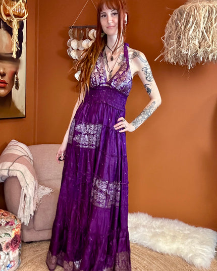 Zamira Vintage Silk Dress