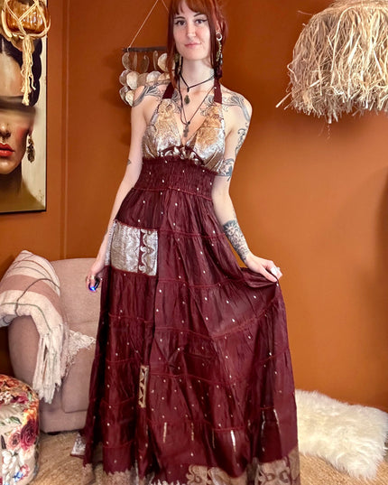 Zamira Vintage Silk Dress