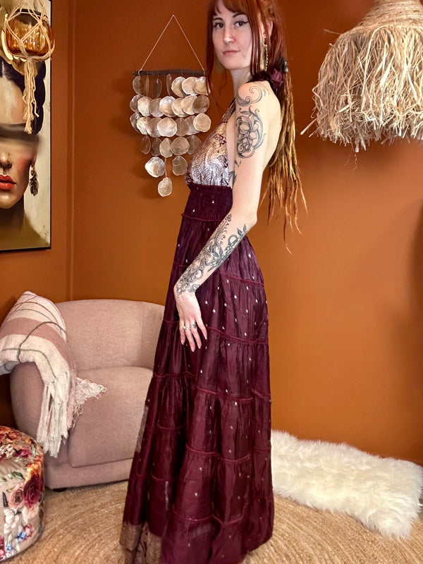 Zamira Vintage Silk Dress