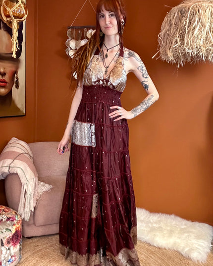 Zamira Vintage Silk Dress