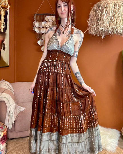 Zamira Vintage Silk Dress