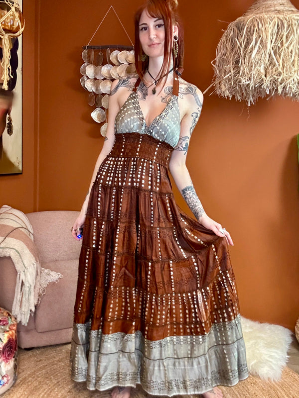 Zamira Vintage Silk Dress