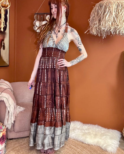 Zamira Vintage Silk Dress