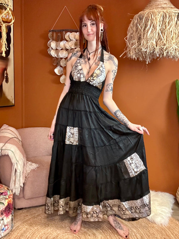 Zamira Vintage Silk Dress