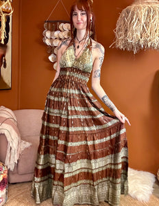 Zamira Vintage Silk Dress