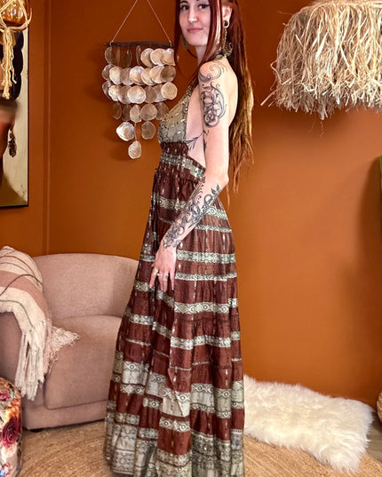 Zamira Vintage Silk Dress