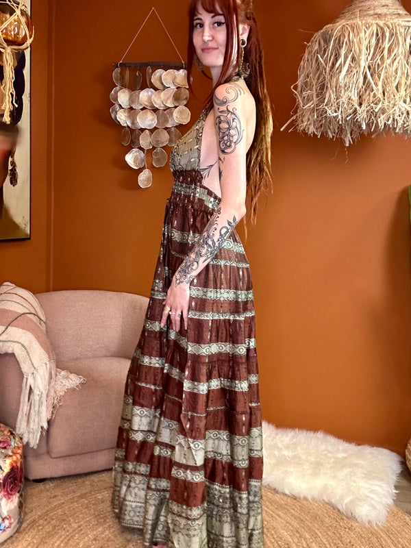 Zamira Vintage Silk Dress