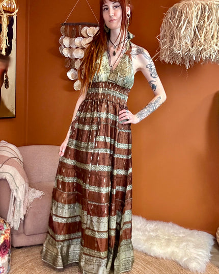 Zamira Vintage Silk Dress