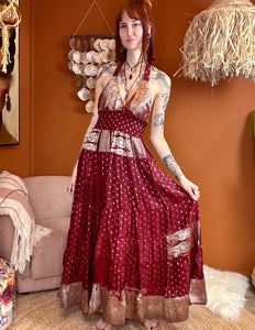 Zamira Vintage Silk Dress