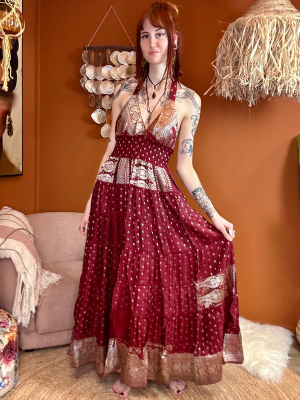 Zamira Vintage Silk Dress