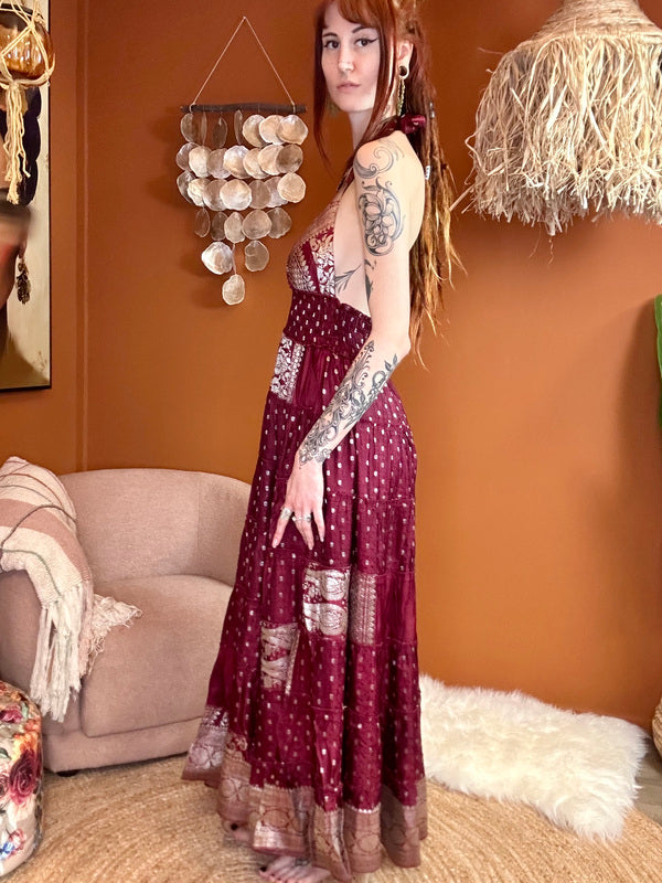 Zamira Vintage Silk Dress