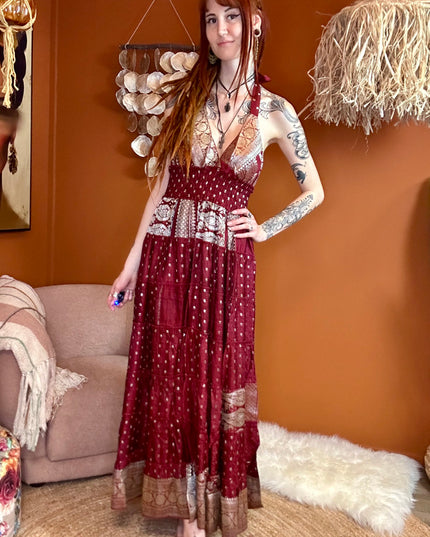 Zamira Vintage Silk Dress