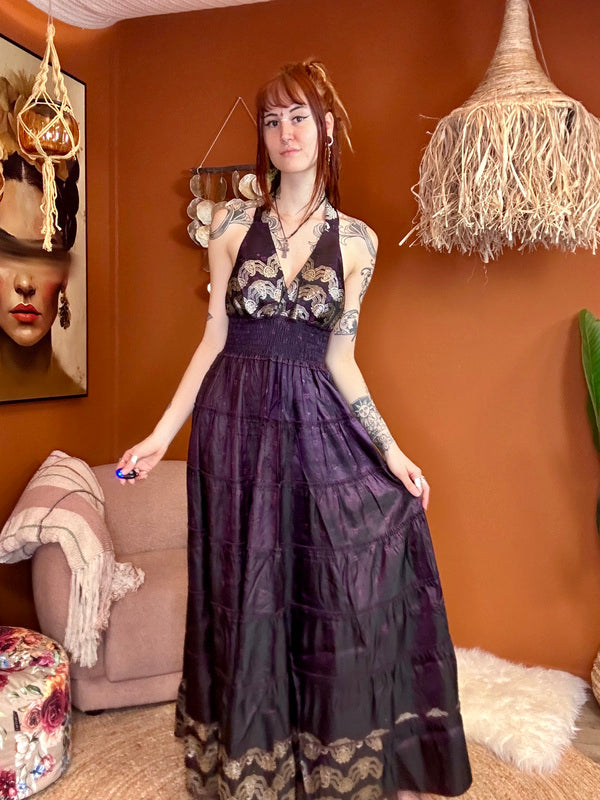 Zamira Vintage Silk Dress