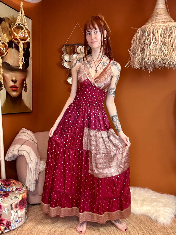 Zamira Vintage Silk Dress