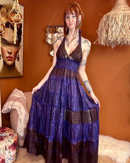 Zamira Vintage Silk Dress