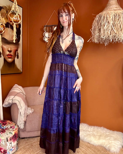 Zamira Vintage Silk Dress