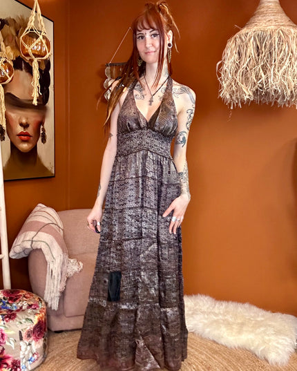 Zamira Vintage Silk Dress