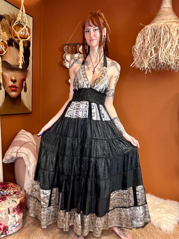 Zamira Vintage Silk Dress