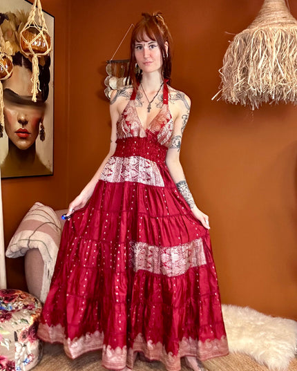 Zamira Vintage Silk Dress