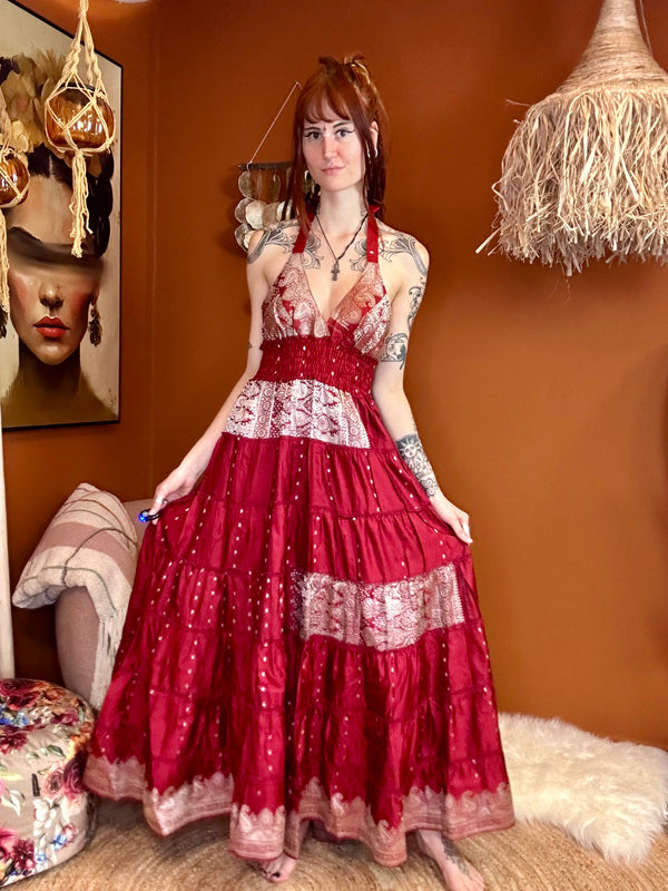 Zamira Vintage Silk Dress