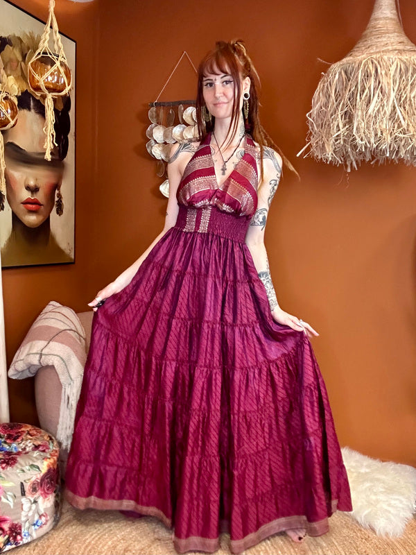 Zamira Vintage Silk Dress