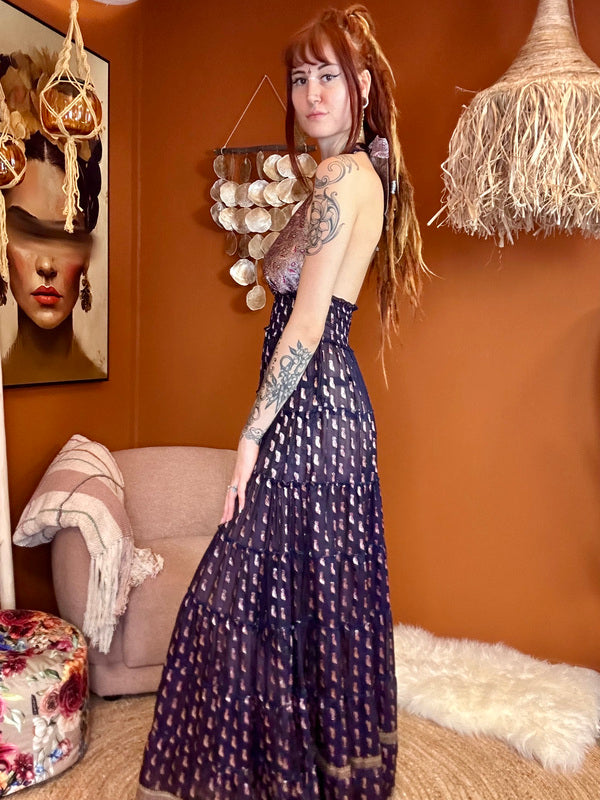 Zamira Vintage Silk Dress