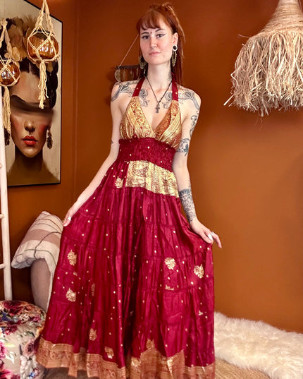 Zamira Vintage Silk Dress