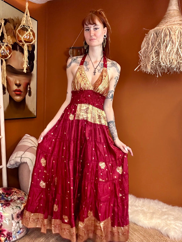 Zamira Vintage Silk Dress