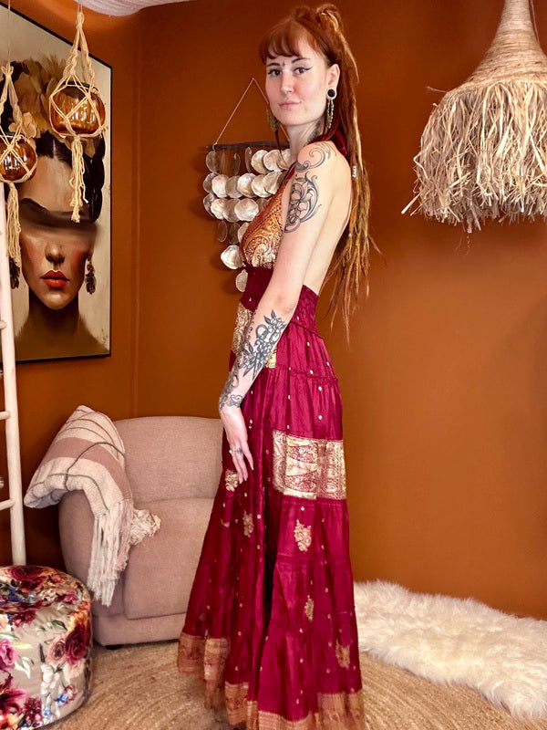 Zamira Vintage Silk Dress