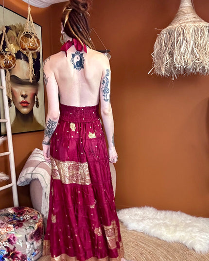Zamira Vintage Silk Dress
