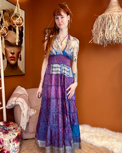 Zamira Vintage Silk Dress