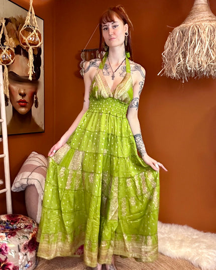 Zamira Vintage Silk Dress